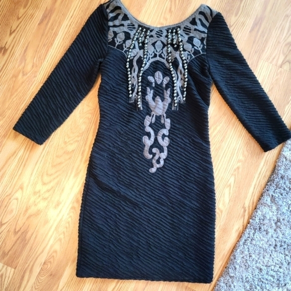 Free People Looking For A Stud Bodycon Dress S - Picture 2 of 13